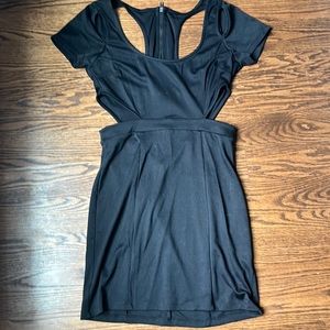 Women’s Medium Nasty Gal Cut out Black Mini Dress